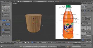 Blender tutorial modelling Fanta bottle – part 1