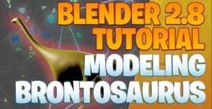 Modeling a Brontosaurus – Blender 2.8 Tutorial