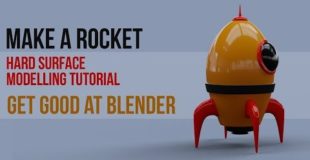 Build a Rocket | Get Good @ Blender | hard surface techniques | 2019