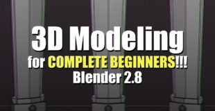 3D Modeling for Complete Beginners – Blender 2.8 – Part 1