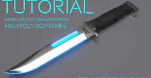 TUTORIAL – SCi-Fi Knife modeling (Blender)