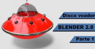 Como fazer um disco voador no Blender 2 8