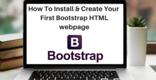 Install Latest Bootstrap (css, js) ver 3.3.7 – Beginners Guide