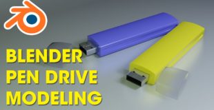 Blender | Easy Pen drive modeling | Tutorial for beginner | 3d blender modeling | How to model