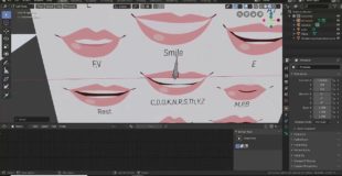 Blender Tutorial 2d mouth phoneme animation