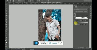Blue Cyan Leaf | Colour Grading Effect | Photoshop Tutorial | Vishu Photography