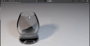 Deforming of cube – very  Basic Tutorial for Modeling and Visualisation of Glass in Blender 2.8