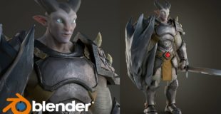 Blender 3D – Character Modeling, Texturing, Rendering