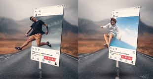 Instagram 3D Pop Out Photo Effects Photoshop Tutorial