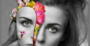 Photoshop Tutorial – How to Create FLORAL PORTRAITS