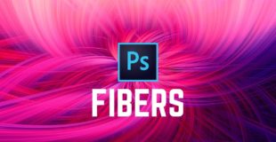 Abstract Twisted Light Fibers Effect Photoshop Tutorial