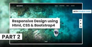 PSD To Html : Part 2 – Responsive Design using Html, CSS & Bootstrap