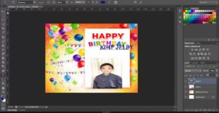 How to design Birthday Tarpaulin using Photoshop CS6