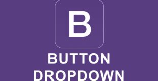 Bootstrap 4 Tutorial 16 – Button Dropdown