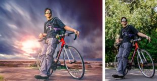 Bike boy adventure photo manipulation | photoshop tutorial cs6/cc