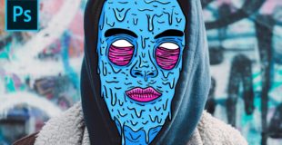Grime Art Photoshop Tutorial – How to Make These Gross Portrait Doodles