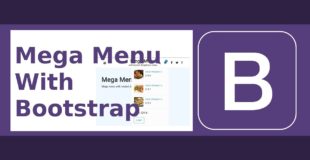 Navigation Menu with Bootstrap 4 (Mega, Nested, Off-canvas, Search, Cart)
