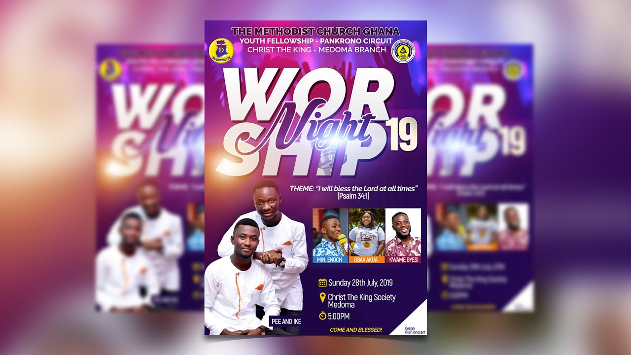 How To Make A CHURCH FLYER With Pictures Photoshop Tutorials 