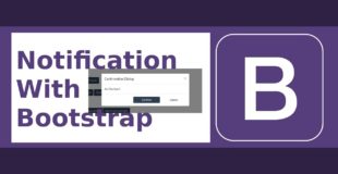 Toast Notification with Bootstrap 4