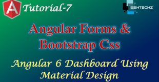 7. Angular forms and Bootstrap css