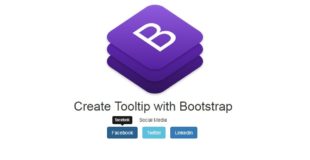 Tooltip CSS Bootstrap using HTML