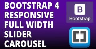 Bootstrap 4 – Responsive Full Width Slider Carousel with Bootstrap 4 and Brackets Text Editor