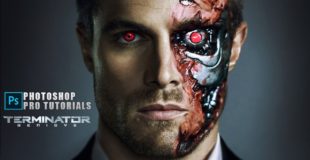 Photoshop tutorial | terminator face | Terminator Effect