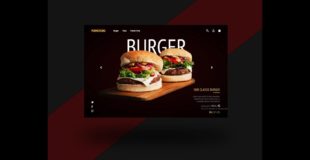 Burger Landing Page UI Design | HTML, CSS and bootstrap part [1/3]