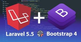 How to install and configure Laravel 5.5 with Bootstrap 4