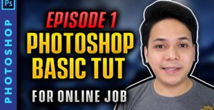 Basic Photoshop Tutorial #1 / For Online Home Base Job