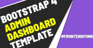 Bootstrap 4 Admin Dashboard Template – web development