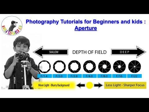 Photography Tutorials for Beginners and Kids by a 10 year old : Aperture