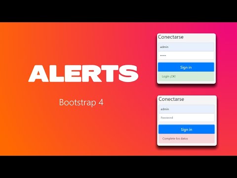 Bootstrap 4 – Alerts
