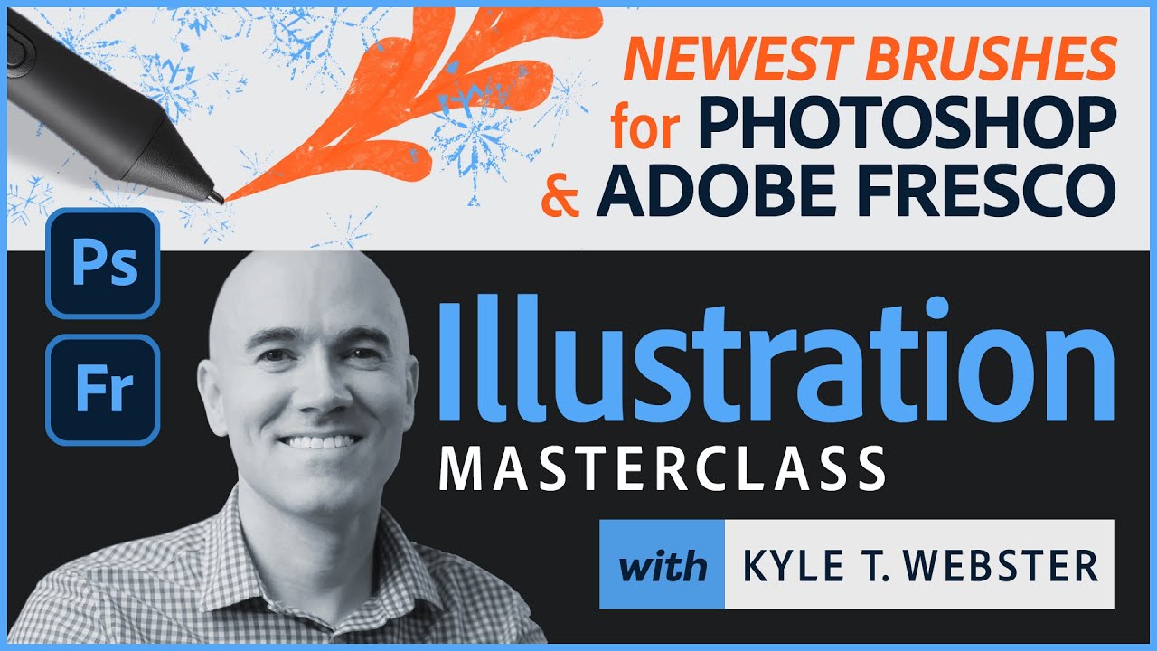 Illustration Masterclass – New Photoshop Brushes for 2022