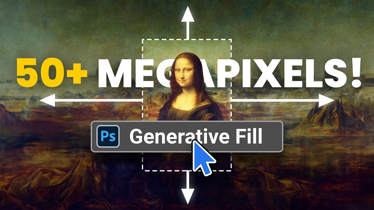 I HACKED Generative Fill for Unlimited Resolution! – Photoshop